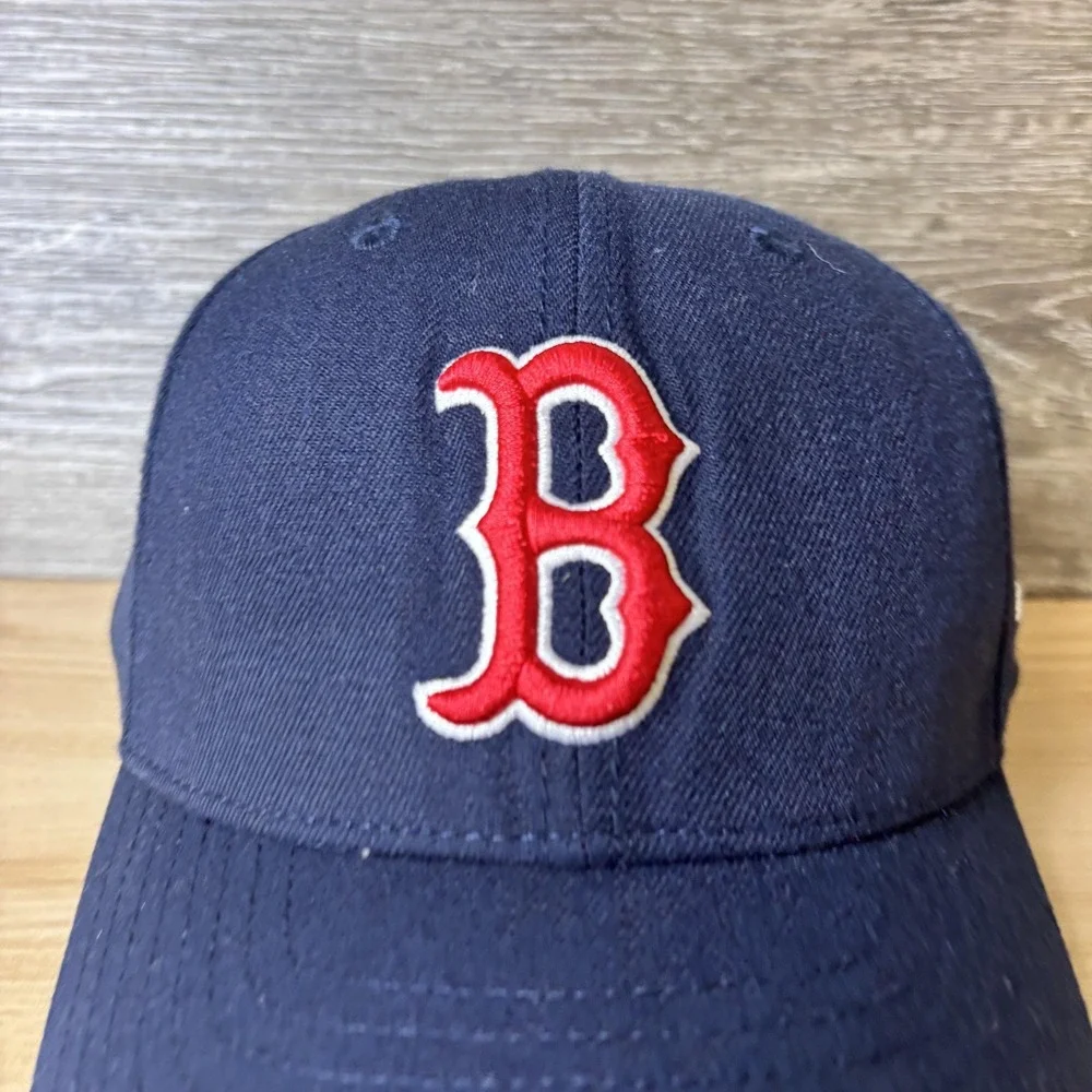 Boston Red‎ Sox Hat Cap Strap Back Navy Blue MLB Baseball Mens New Era
